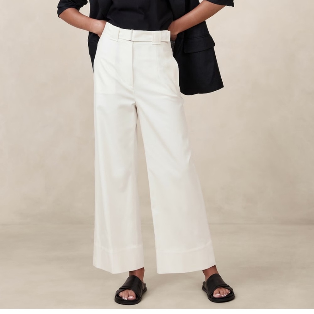Oceanside wide leg pants Banana Republic, BNWT